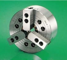 STRONG CHUCK MODEL : N-200A 3-Jaw Wedge Type Through-Hole Power Chucks (With Adaptor).