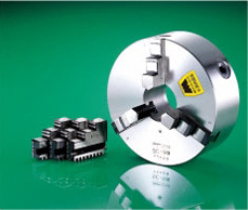Strong Chuck Model : SC 3-Jaw and 4-Jaw Scroll Chuck Plain Back, Solid Jaws.